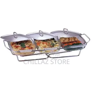 3pieces 1.5litres Serving /Chafing Dishes