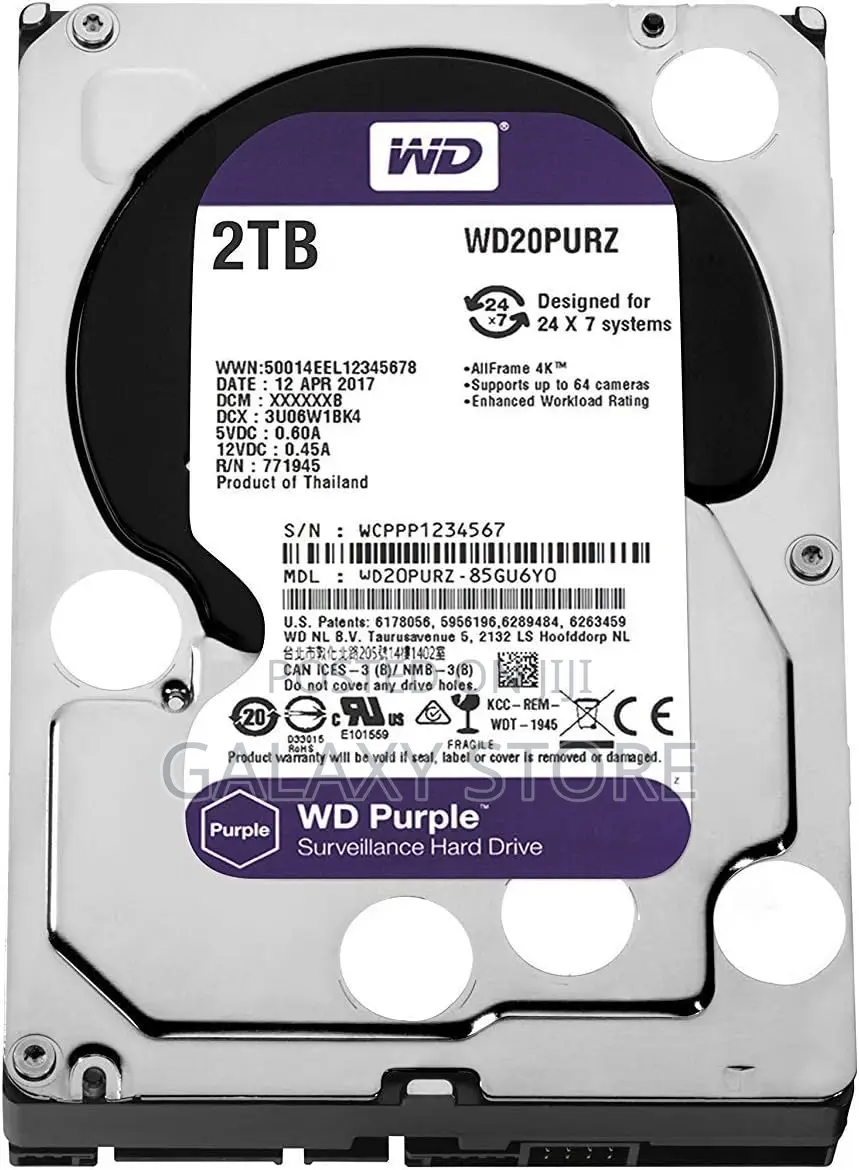 Hard Disk Drive_2tb WD for External and Internal Desktop