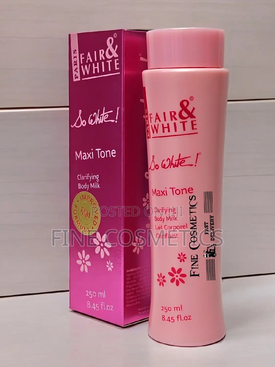 Fair and White So White Maxi Tone Clarify'g Body Milk Lotion