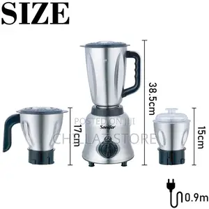 3in1 Stainless Steel Sonifer SF-8062 1.4L Blender