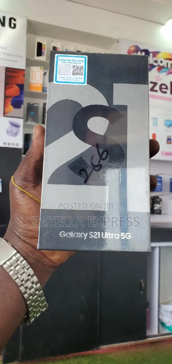 New Samsung Galaxy S21 Ultra 5G 256 GB Black