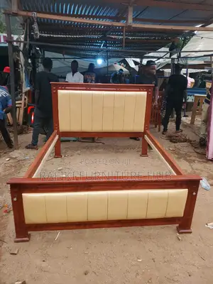 Leather Bed / 5by6 / Wooden Bed / Bed / Best Furniture