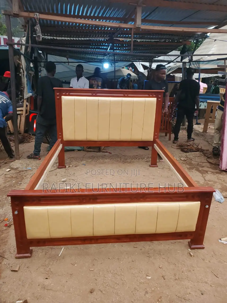 Leather Bed / 5by6 / Wooden Bed / Bed / Best Furniture