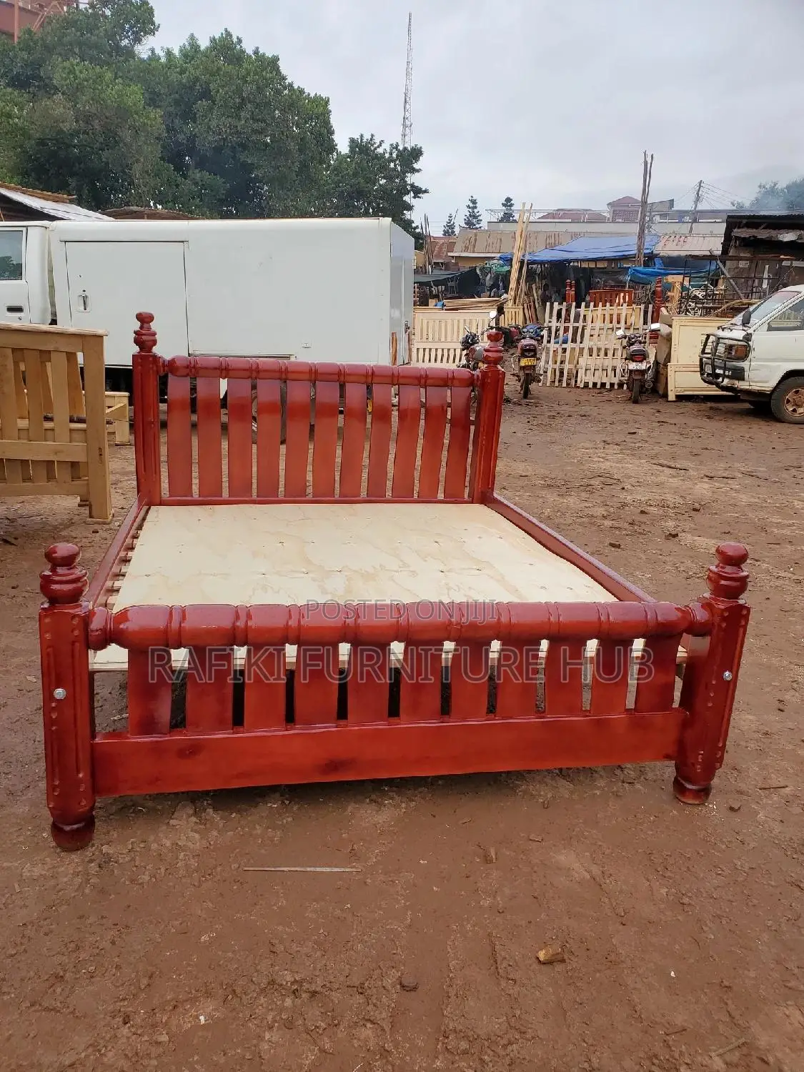 German Bed / 5by6 / Wooden Bed / Barcode / Best Furniture