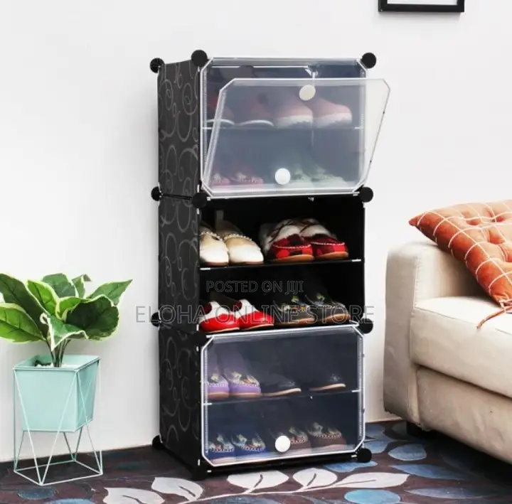 6 Tiers Shoe Rack With Dustproof Cover