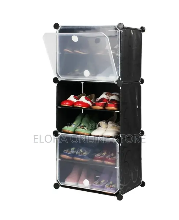 6 Tiers Shoe Rack With Dustproof Cover