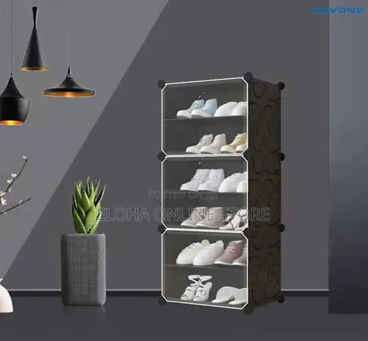 6 Tiers Shoe Rack With Dustproof Cover