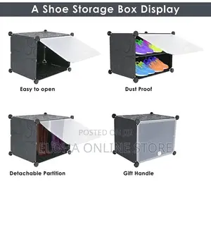 6 Tiers Shoe Rack With Dustproof Cover
