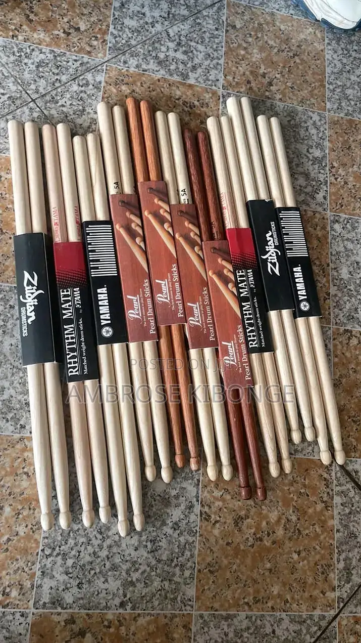 VIC FIRTH Rhythm Mate Matched Weight 5A Wooden Drum Sticks.