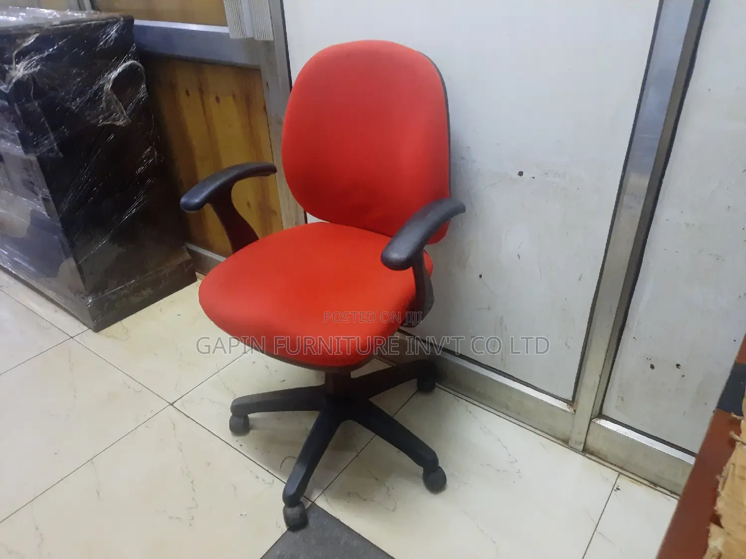 Fabric Red Office Chair