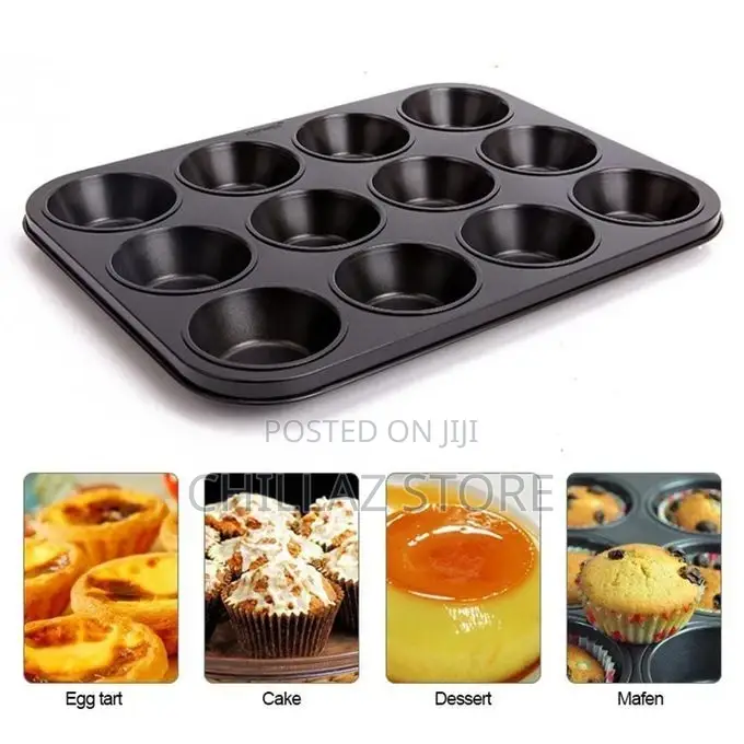 12pc Non-Stick Baking Tray