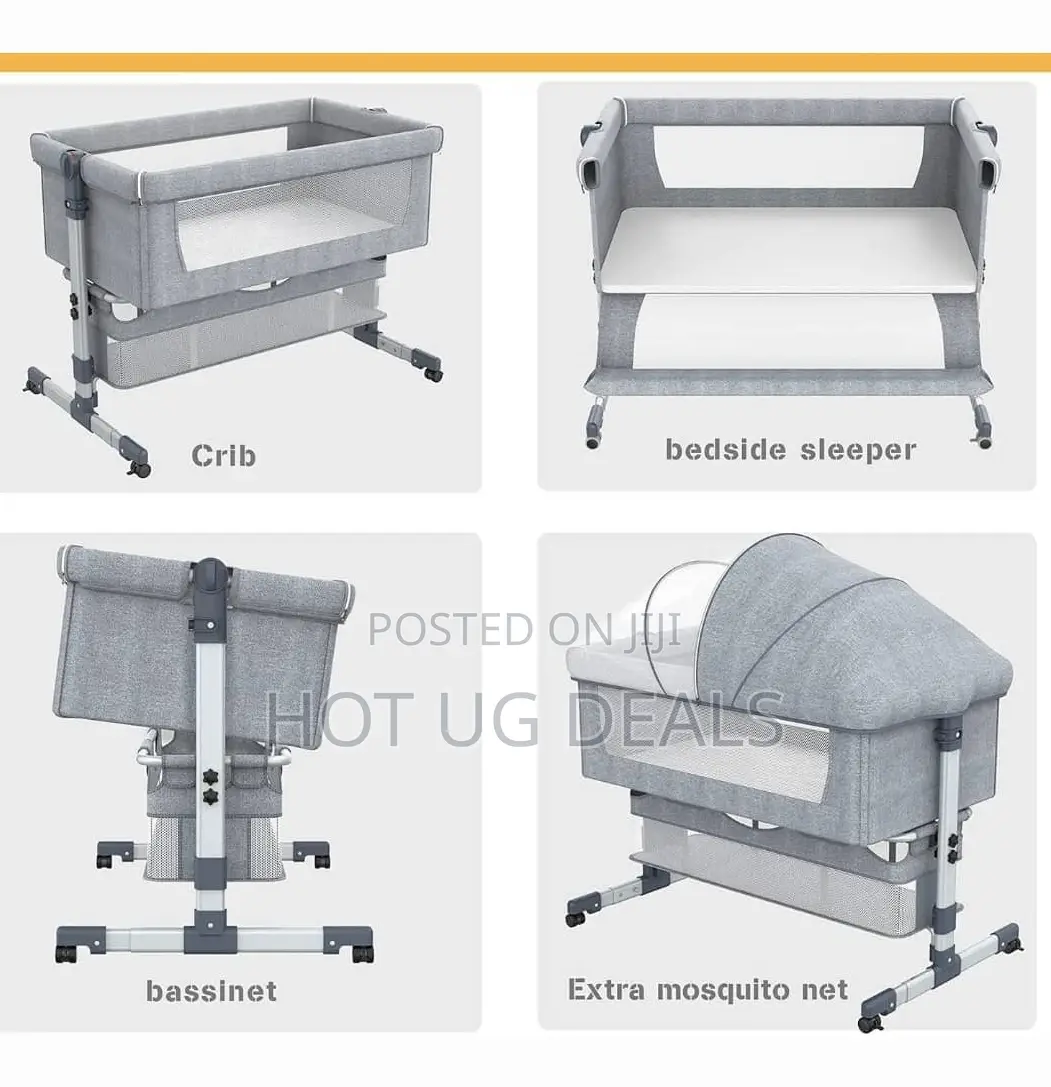 Baby Bassinet Bedside Sleeper Crib With Storage Basket
