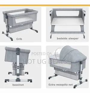 Baby Bassinet Bedside Sleeper Crib With Storage Basket