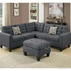L Sofa With a Center Table