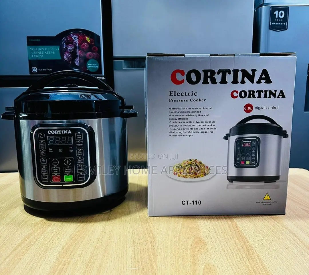 Cortina Electric Pressure Cooker 6ltrs