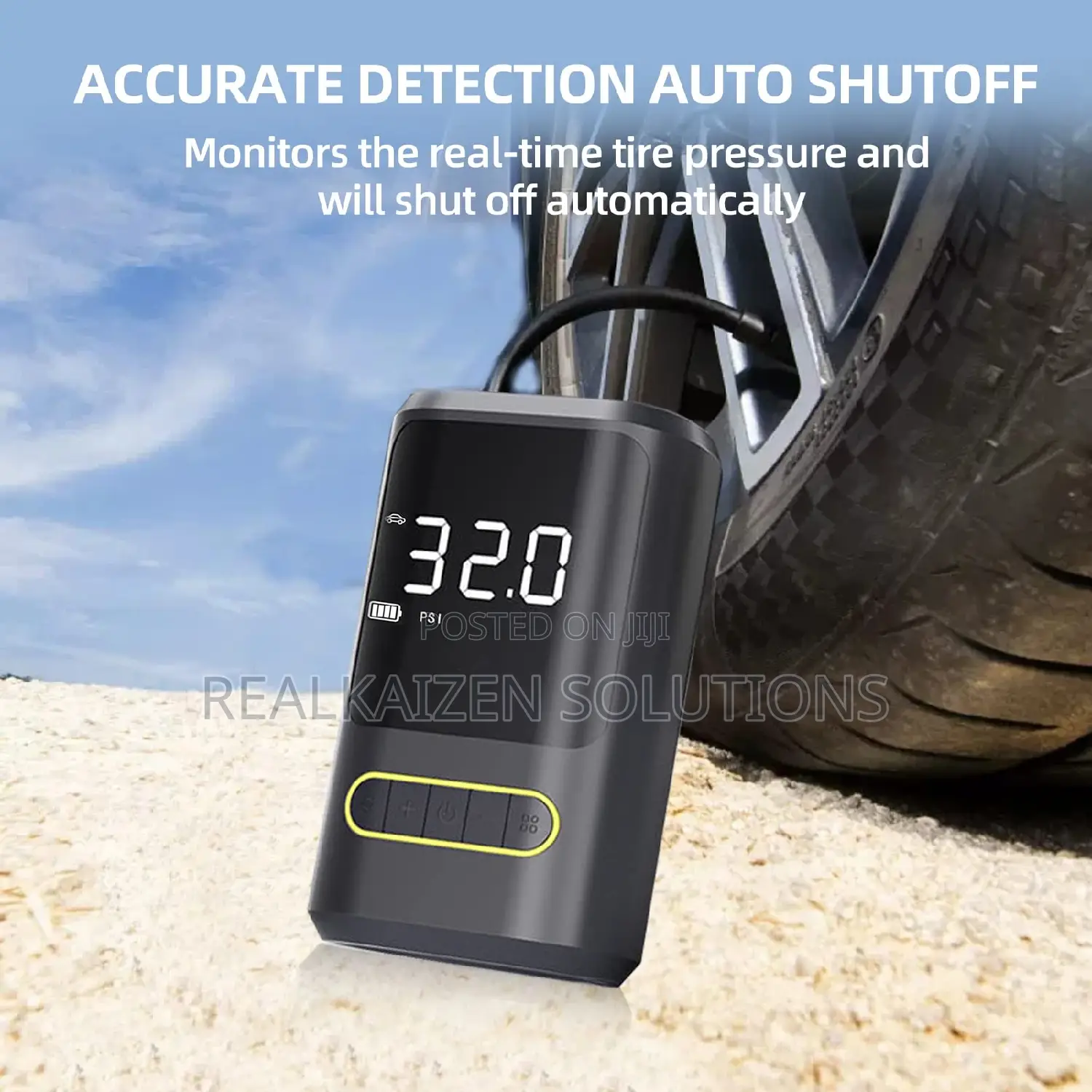 Portable Rechargeable USB Air Compressor Car Tire Inflator