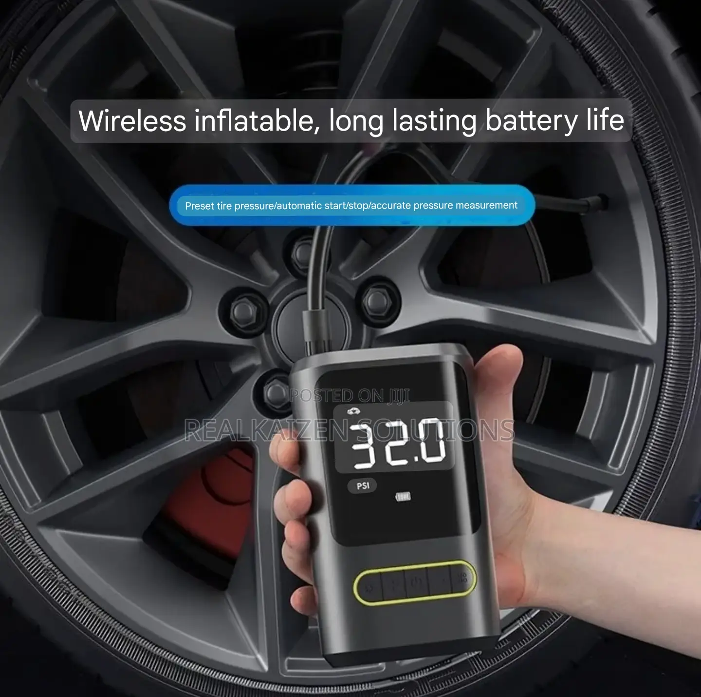 Portable Rechargeable USB Air Compressor Car Tire Inflator