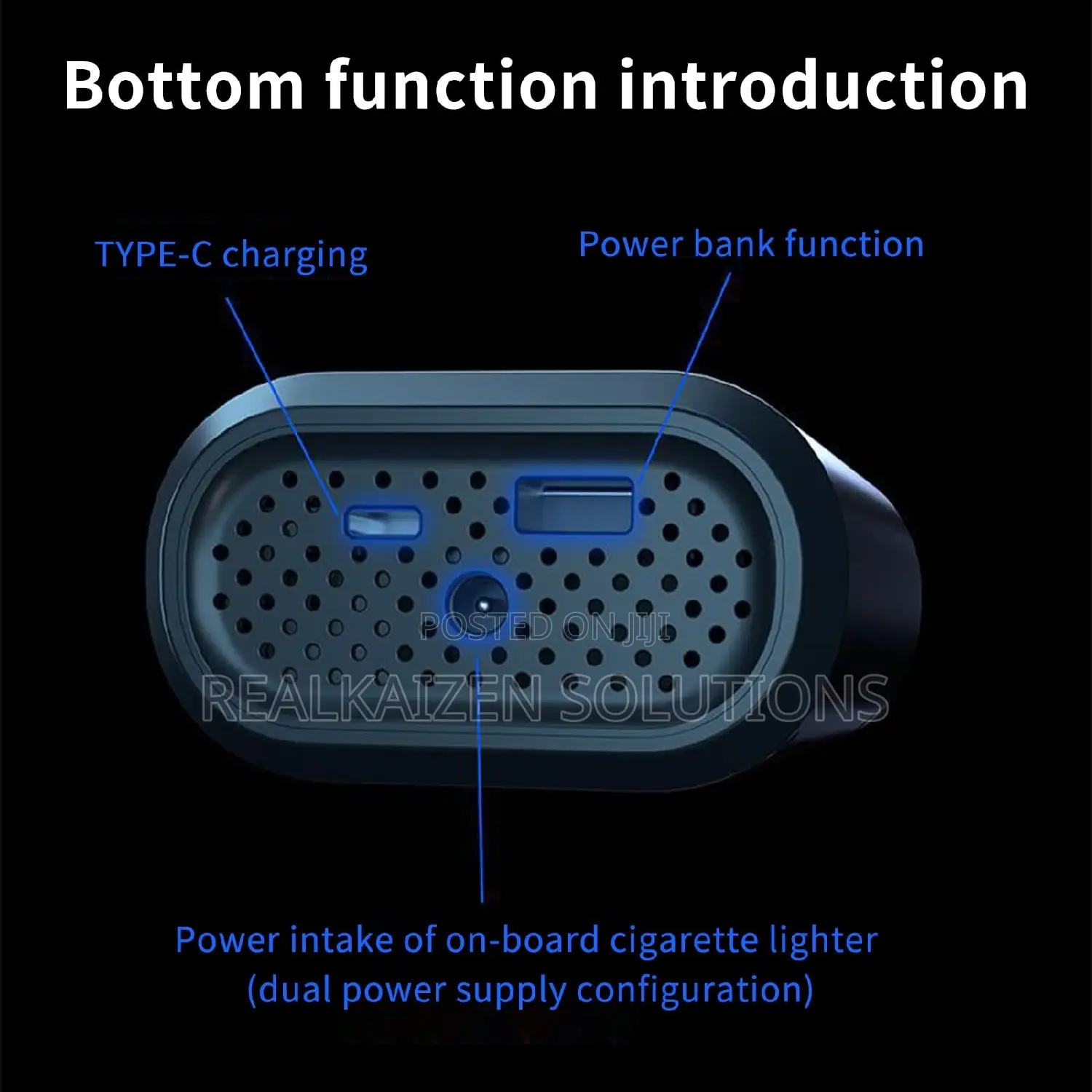 Portable Rechargeable USB Air Compressor Car Tire Inflator