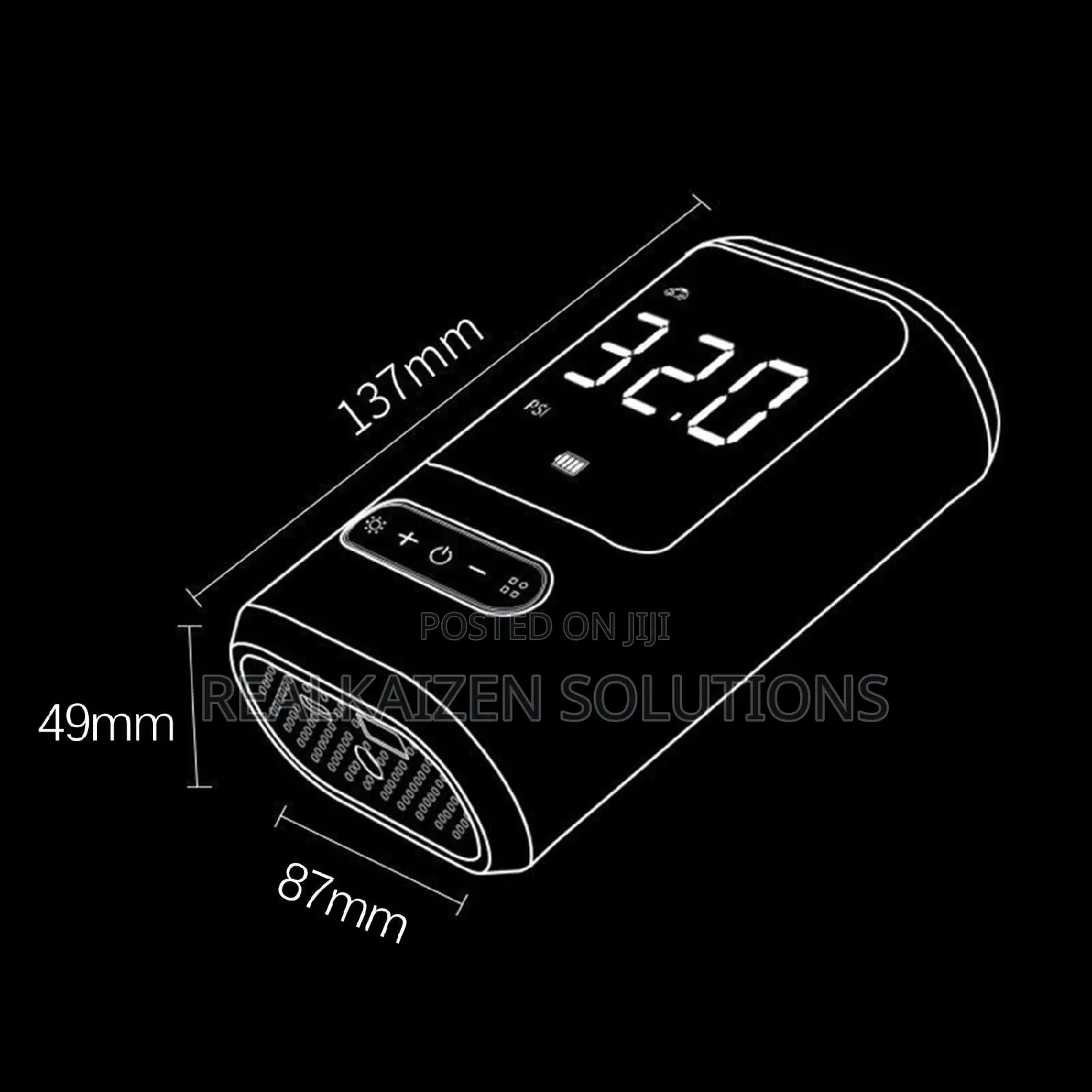 Portable Rechargeable USB Air Compressor Car Tire Inflator