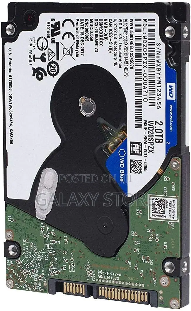 WD 2TB Laptop Hard Drive SATA Disk