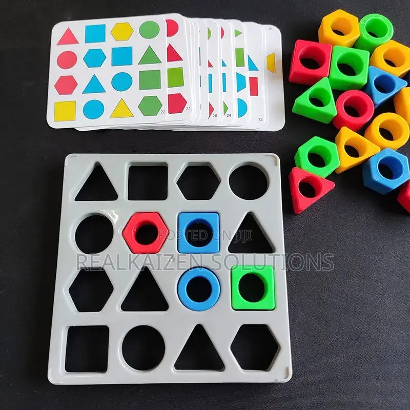 Montessori 3D Learning Shape Matching Puzzle Children Game