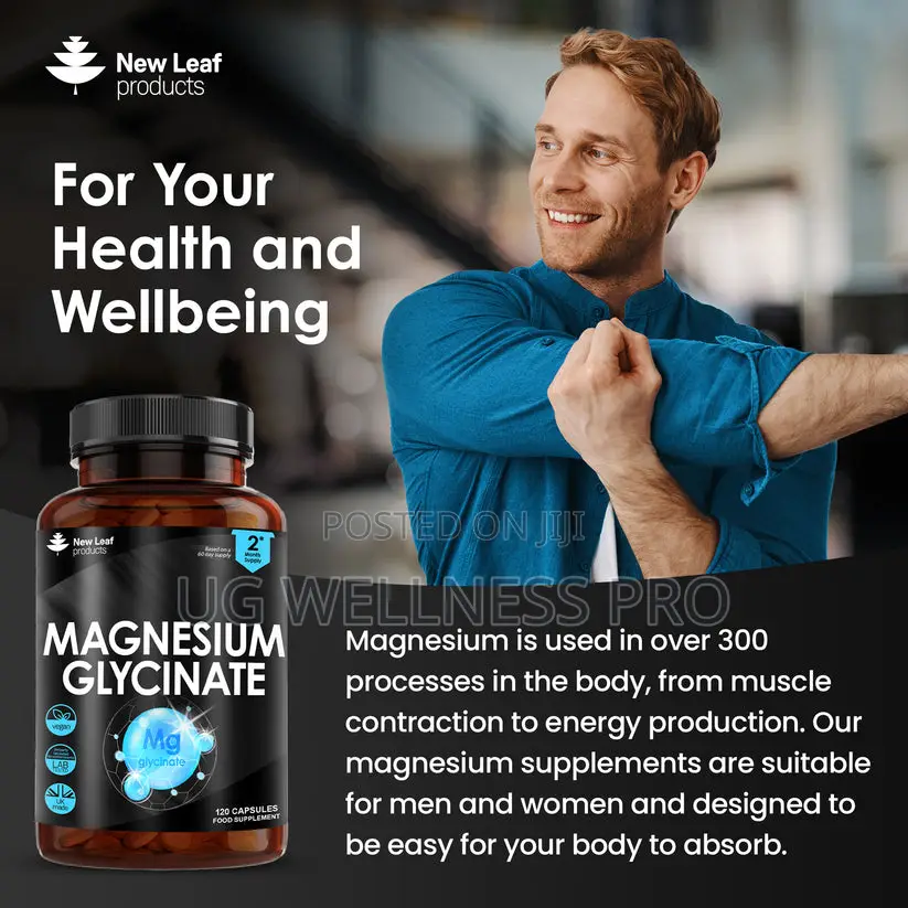 Magnesium Glycinate - High Strength Capsules 1040mg