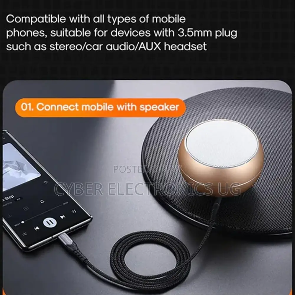 Type-C To3.5mm Port Audio Cable