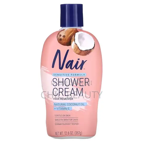 Nair, Hair Remover, Shower Cream With Vitamin E (357 G)