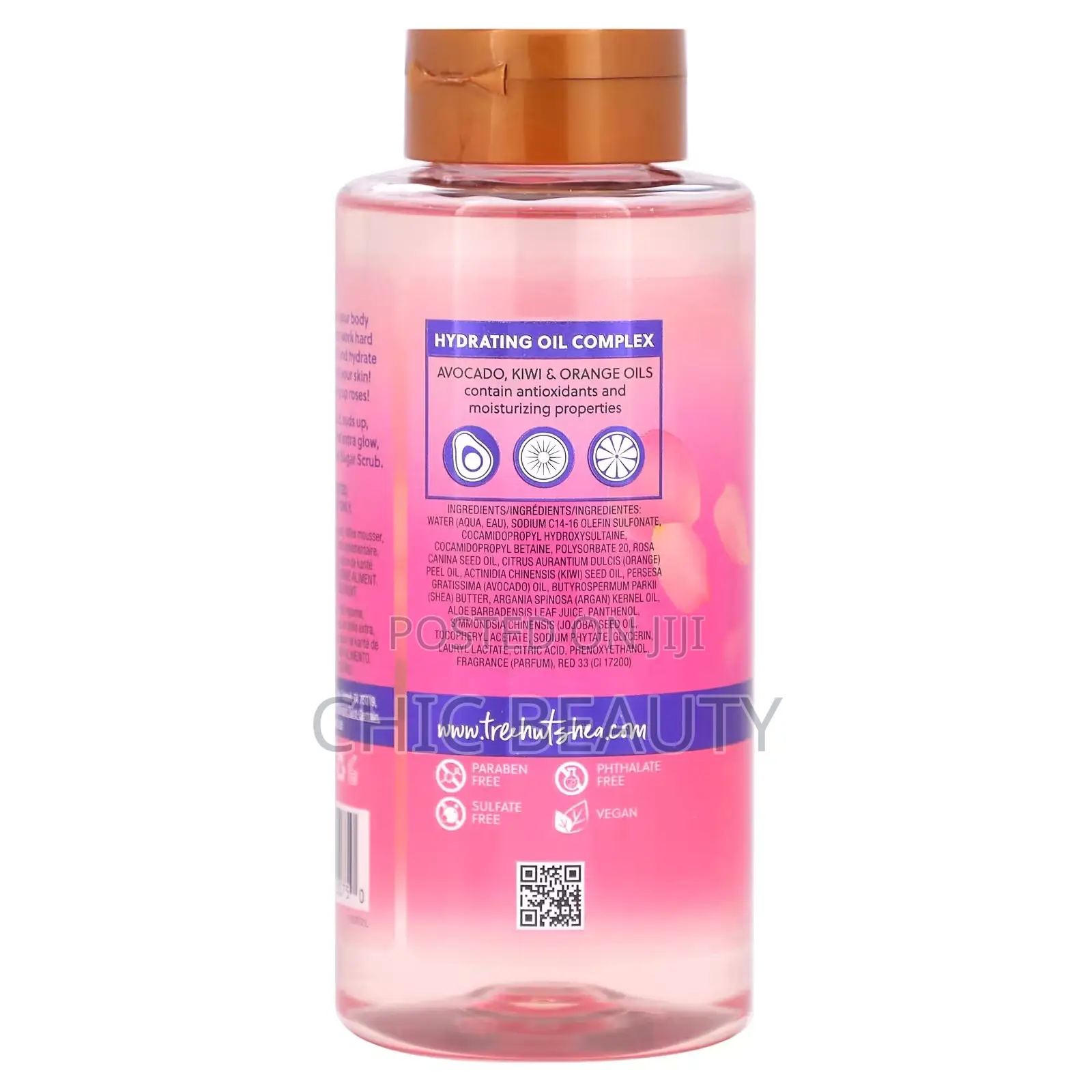 Tree Hut, Foaming Gel Wash, Moroccan Rose, 18 Fl Oz (532 Ml)