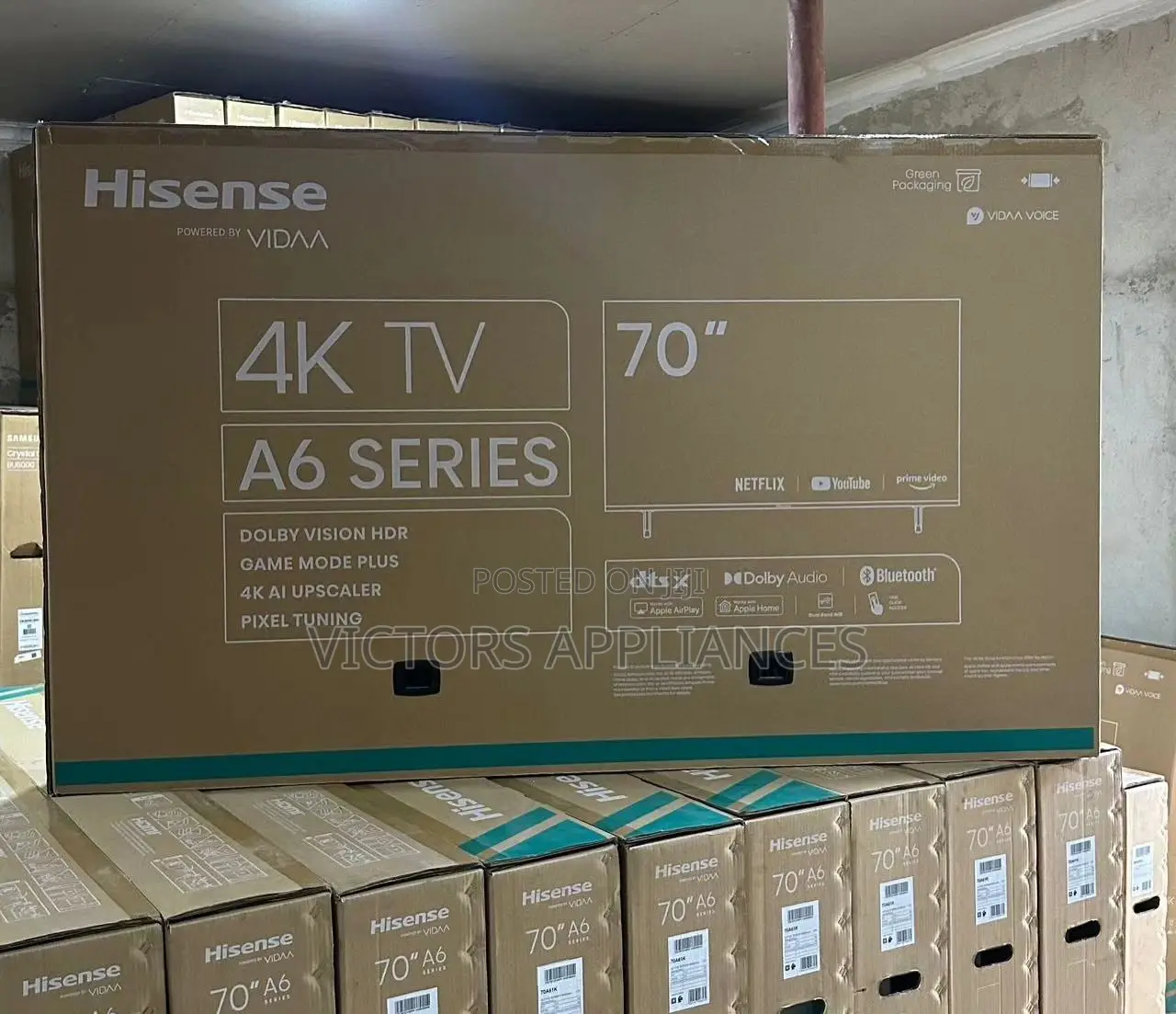 Hisense 70inch Smart TV A6 Series