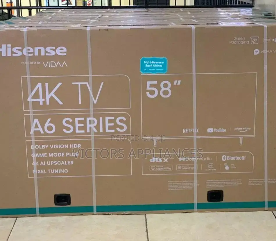 Hisense 55inch A6 Series Smart Tv NEW MODEL