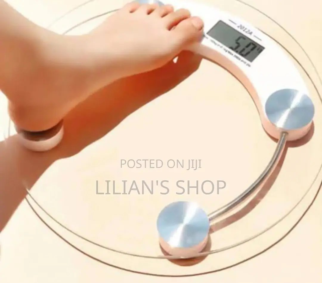 Transparent LCD Bathroom Weighing Scale
