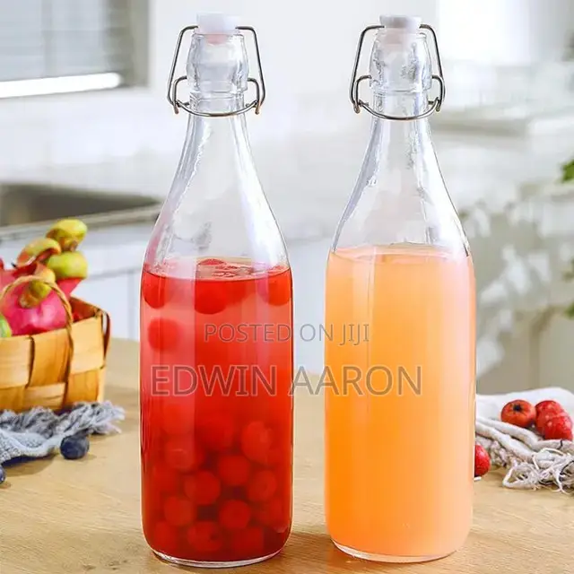 Flip-Top Glass Bottles 1L