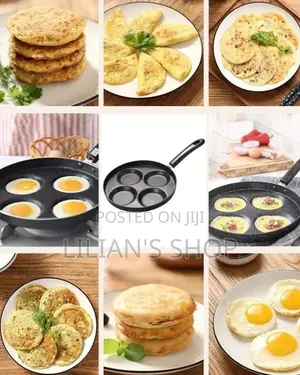 Non Sticky 4 Grid Egg Frying Pan
