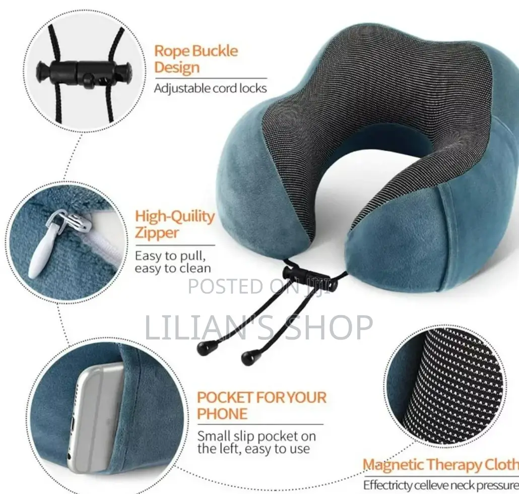 U Shaped Memory Foam Travel Neck Pillow