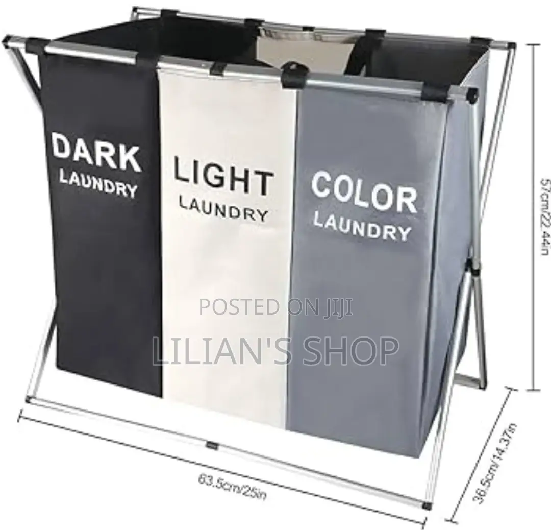 Foldable Laundry Cloth Hamper Sorter Basket Bag