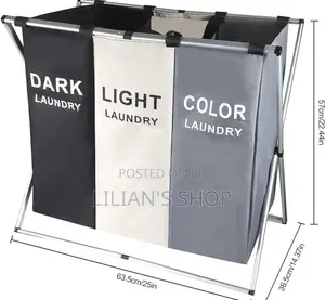 Foldable Laundry Cloth Hamper Sorter Basket Bag