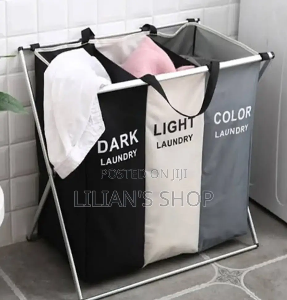 Foldable Laundry Cloth Hamper Sorter Basket Bag