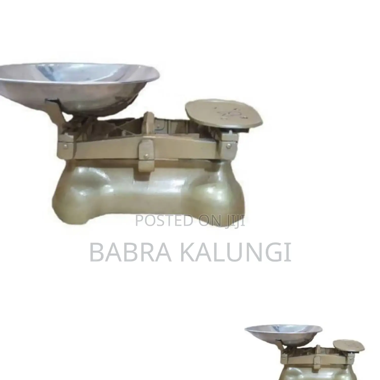 Commercial Mechanical Balance Weighing Scale, 6 Stones Gold