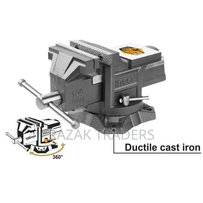 Ingco HD Bench Vise With Swivel Base
