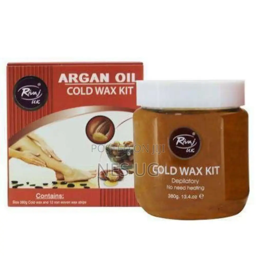 Rivaj Argan Oil Cold Wax Kit Hair Removal Wax 380g