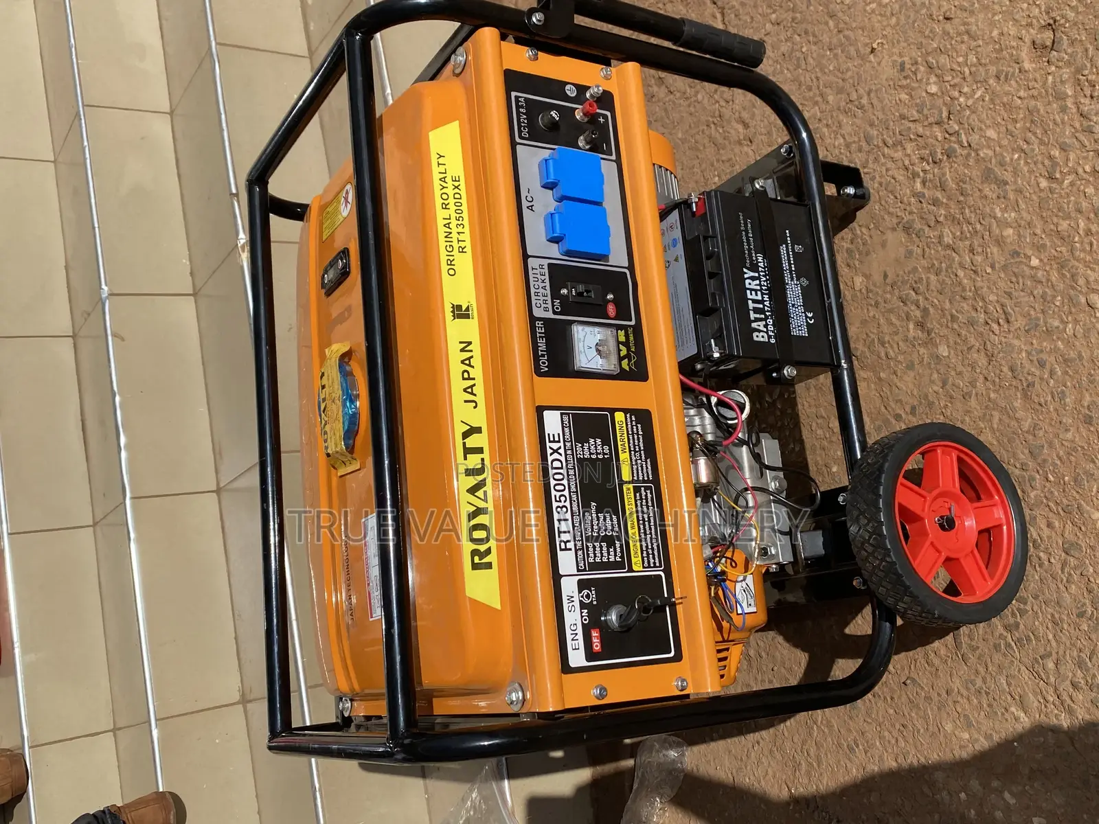 Generator Royalty Japan 6.5 Kva