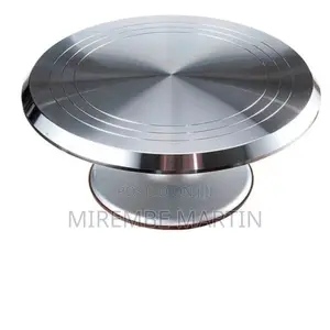 Stainless Steel Rotating Cake Turntable.