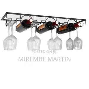 Wall Mounted Wine Bottle Holder Rack.