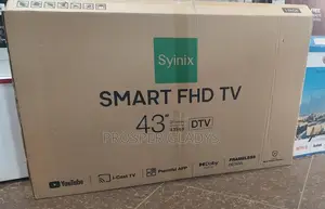 Synix 43 Smart Android Digital Flat Screen Flameless