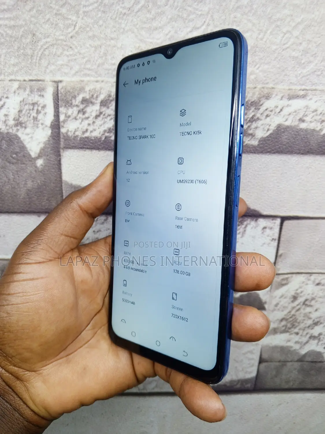 Tecno Spark 10C 128 GB Black