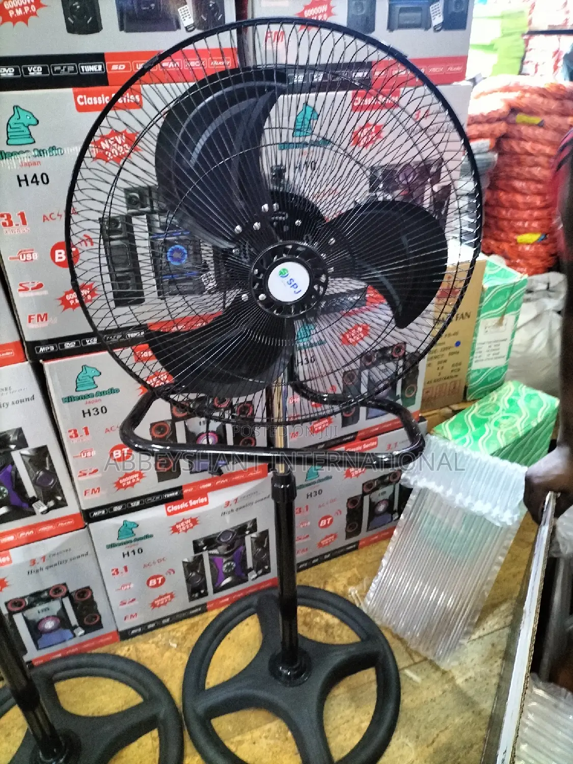 Stand Fan SPJ Metallic Stand Fan 16 Inch