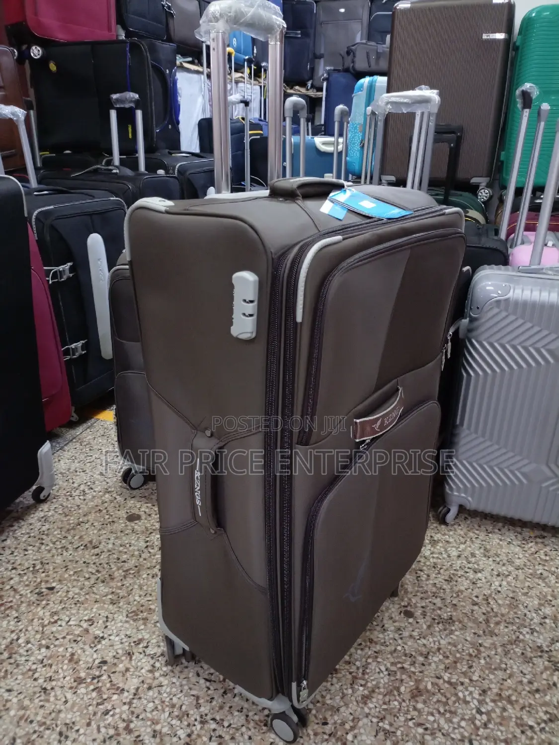 KZNGS Cloth Suitcases in Medium Size