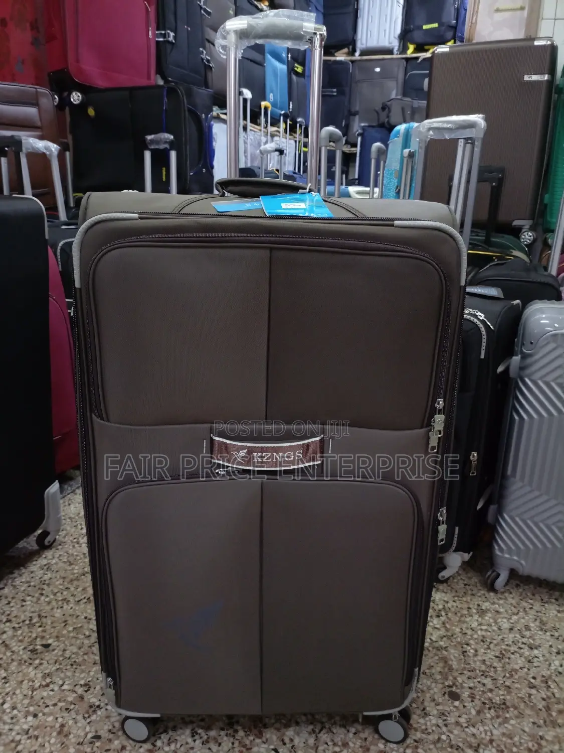 KZNGS Cloth Suitcases in Medium Size