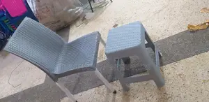 Armless Chair and a Stool